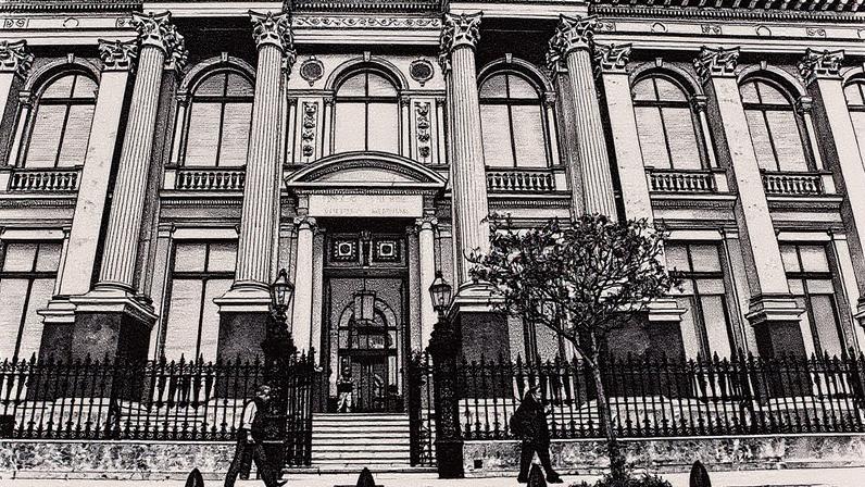 Sede do Banco Central da República Argentina, em Buenos Aires (Foto: Martin Zabala - 11.abr.25/Xinhua)