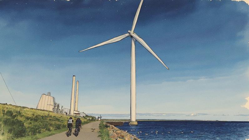 Projeto Revolution Wind, localizado na costa de Rhode Island, que teve suas obras suspensas repentinamente pelo governo Trump, estava 80% concluído (Foto: Bloomberg)