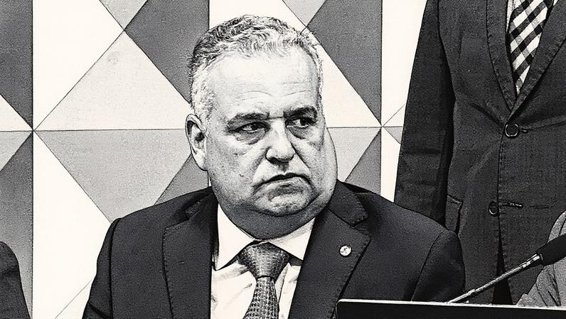 Relator da CPMI do INSS, deputado federal Alfredo Gaspar, durante sessão (Foto: Reprodução)