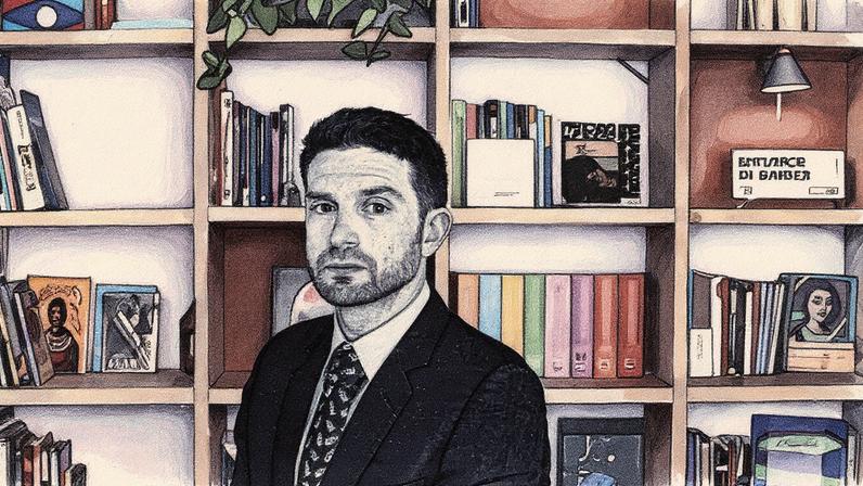 Alex Soros em retrato no escritório da Open Society Foundations, na Glória, zona sul do Rio de Janeiro. (Foto: Eduardo Anizelli/Folhapress)