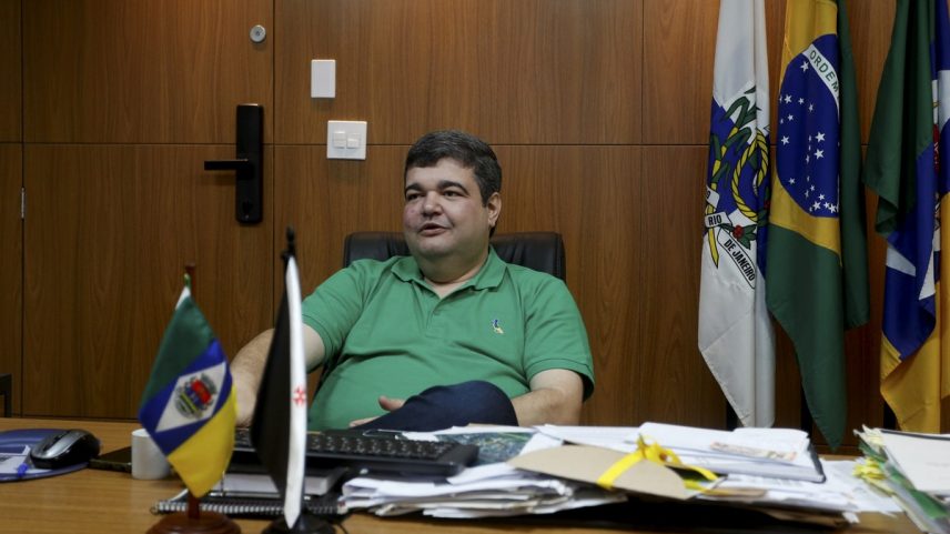 Rubem Vieira de Souza, o Dr. Rubão, é prefeito de Itaguaí (Foto: Fabiano Rocha/15.06.2023)