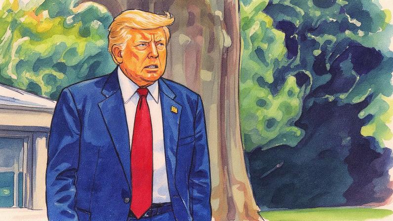O presidente americano, Donald Trump: para especialista, abordagem com empresas 'parece mais uma espécie de extorsão' (Foto: Aaron Schwartz / Bloomberg)