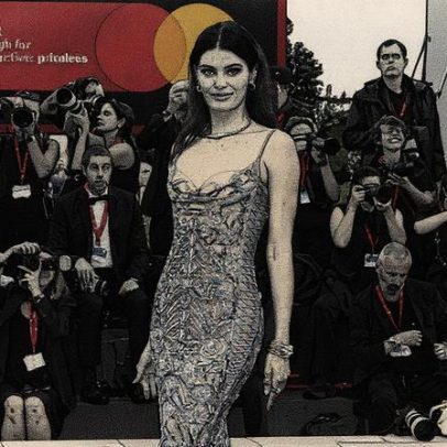Isabeli Fontana brilha no tapete vermelho do Festival de Veneza 2023