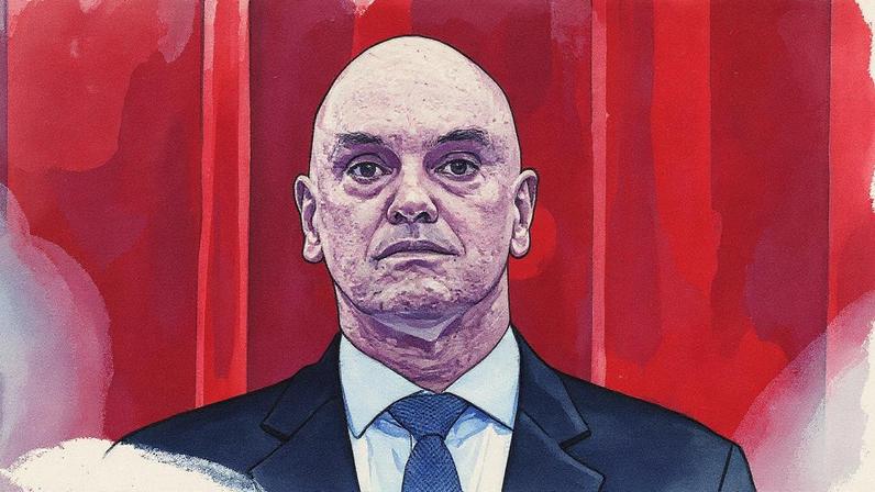 Alexandre de Moraes participa de evento em Tribunal de Contas do Estado de São Paulo (Foto: Maria Isabel Oliveira/O Globo)