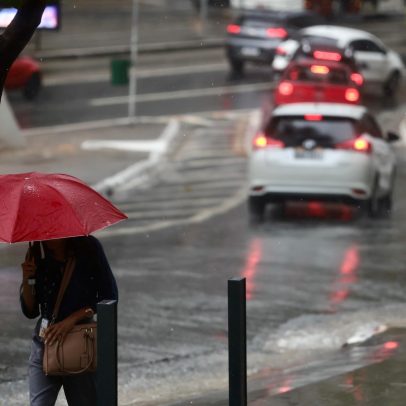 Frente fria traz risco de temporais no Sul e Centro-Oeste nesta segunda-feira