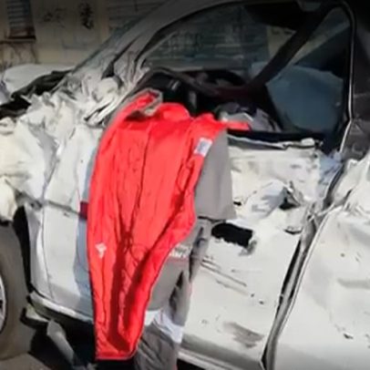 Caminhonete capota e colide com dez veículos na Zona Norte de São Paulo