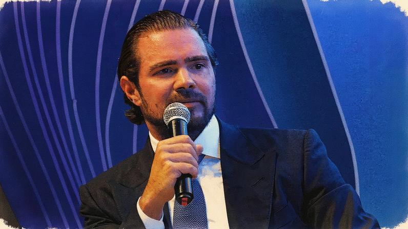 O banqueiro Daniel Vorcaro, do Banco Master, durante seminário Brasil Hoje, do grupo Esfera Brasil (Foto: Rubens Cavallari-22.abr.2024/Folhapress)