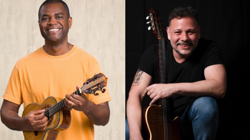 Pretinho da Serrinha e Moyseis Marques — Foto: Fotos de divulgação de Ângelo Vitor Simplício da Silva e Elena Moccagatta
