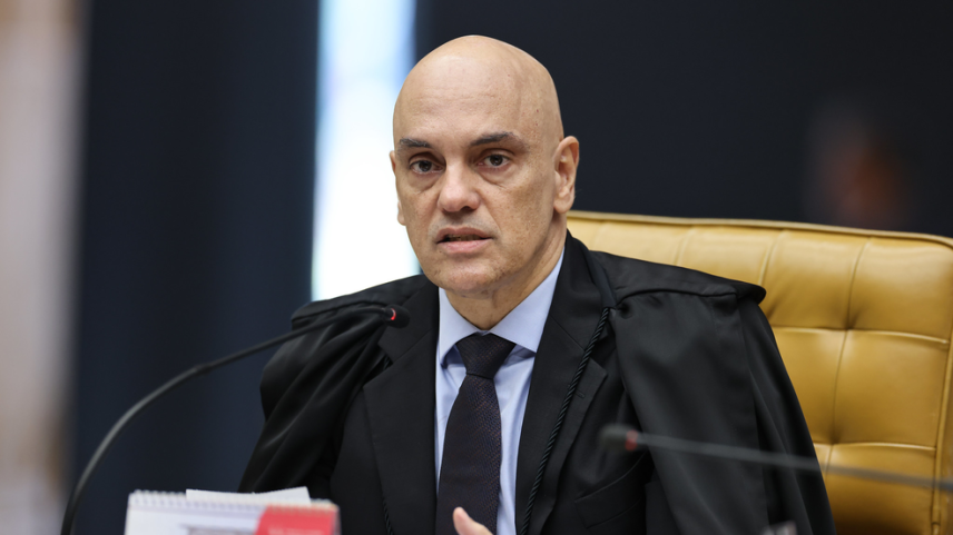 Ministro Alexandre de Moraes, do STF, é alvo de sanções financeiras do governo Trump (Foto: Ton Molina/STF)