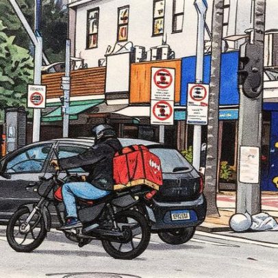 Motociclistas enfrentam risco elevado em apenas dez minutos de trajeto