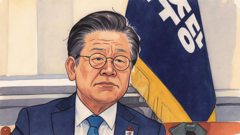 Presidente da Coreia do Sul, Lee Jae-myung (Foto: Woohae Cho/Bloomberg)