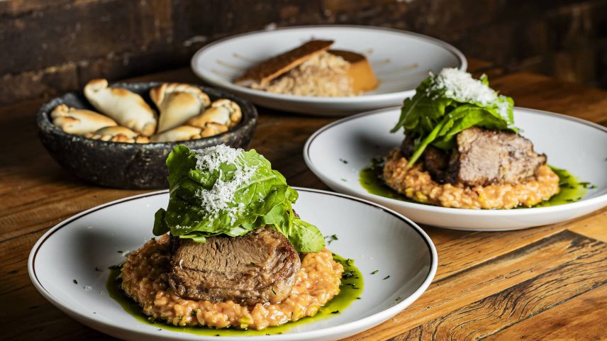 Pratos que compõem o menu de Dia dos Pais do restaurante Casa Porteña (Foto: Elvis Fernandes/Divulgação)