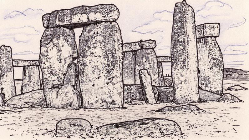 O maxilar da vaca contendo o dente foi datado entre 2995 e 2900 a.C., quando o círculo de pedras foi construído pela primeira vez. (Foto: ahriam12)