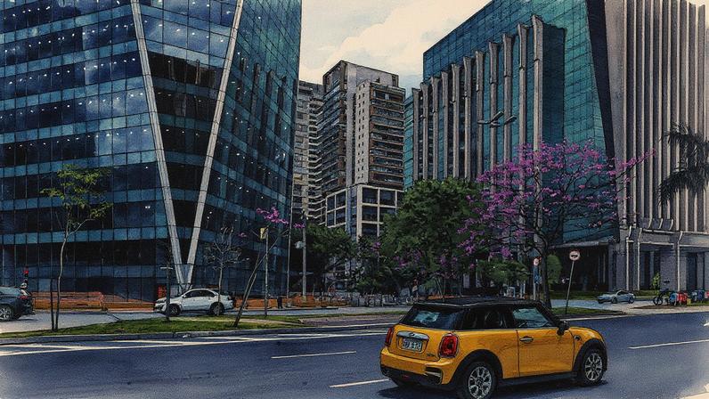 A Avenida Faria Lima, centro financeiro de São Paulo, em foto de 2020 (Foto: Edilson Dantas/O Globo)