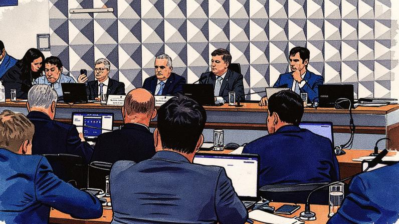 Instalação da CPI Mista do INSS no Congresso Nacional em 20 de agosto (Foto: Saulo Cruz/Agência Senado)