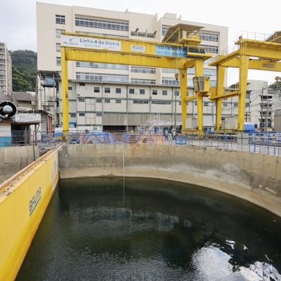Governo do Rio inicia retirada de água da Estação Gávea e inauguração é prevista para 2028