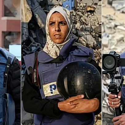 Cinco jornalistas palestinos são mortos em ataque aéreo em Gaza