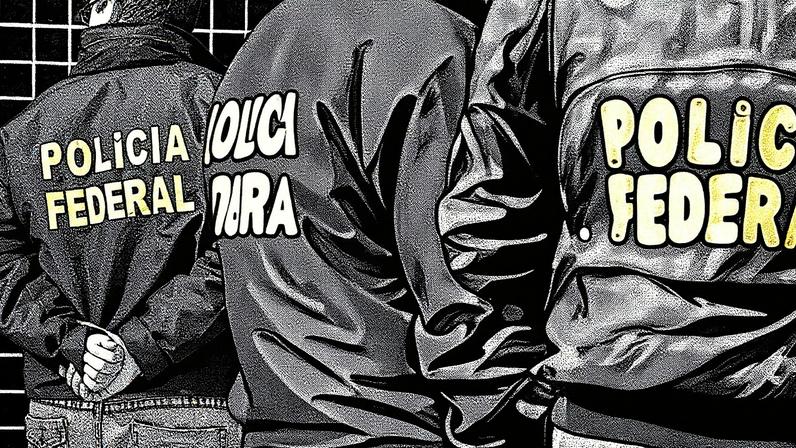 Agentes da Polícia Federal durante operação (Foto: Marcelo Camargo/Agência Brasil)
