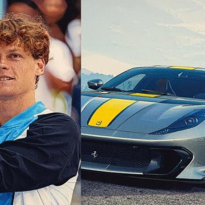 Jannik Sinner exibe Ferrari avaliada em mais de R$ 3 milhões durante o US Open