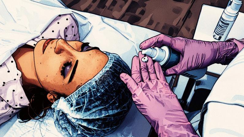 Uma mulher a ponto de receber um tratamento facial. (Foto: IRYNA KAZLOVA/Getty Images)