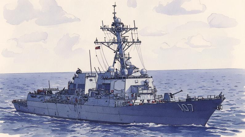Destróier com mísseis guiados USS Gravely, enviado por Trump para a costa venezuelana - Marinha dos EUA - 25.set.2012 (Foto: Reuters)