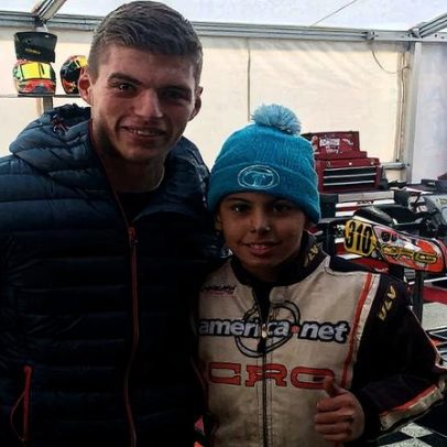 Verstappen recorda encontro divertido com Bortoleto e o 'brasilerinho' fã