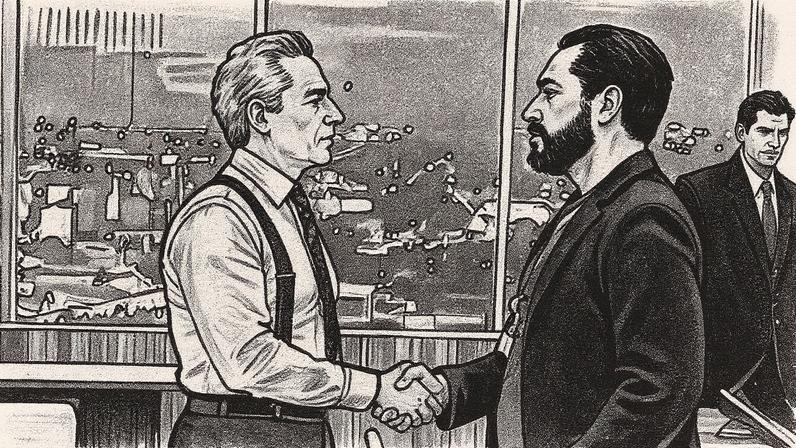 Marco Aurélio (Alexandre Nero) e Mário Sérgio (Thomás Aquino) se unem contra vilã de 'Vale Tudo' (Foto: Reprodução/Globo)