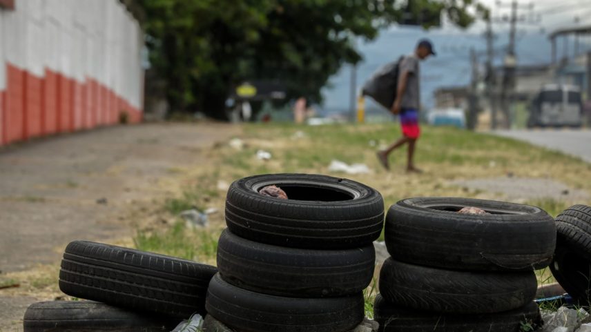 Focos de dengue em Campo Grande, Zona Oeste do Rio — Foto: Gabriel de Paiva