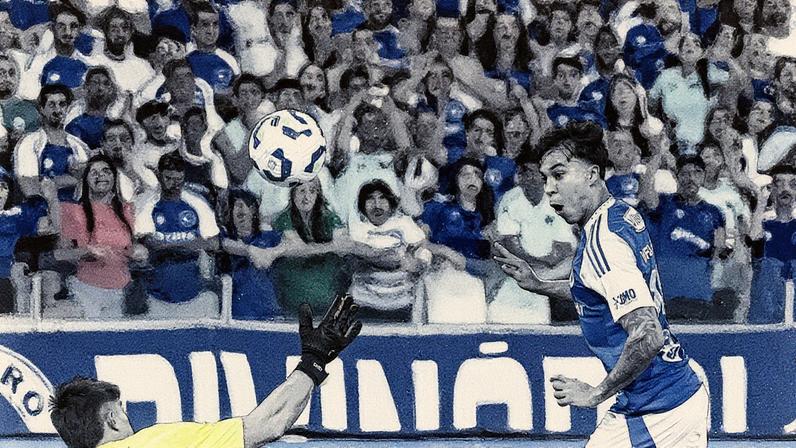 Kaio Jorge marca por cobertura e Cruzeiro se reabilita no Brasileirão ao bater o Internacional (Foto: Gustavo Aleixo/Cruzeiro)