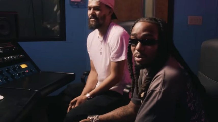 Quavo e o astro da NBA Trae Young estrelam o primeiro episódio de Switching Stages, lançado pela Billboard e The Players' Tribune. (Foto: Reprodução)