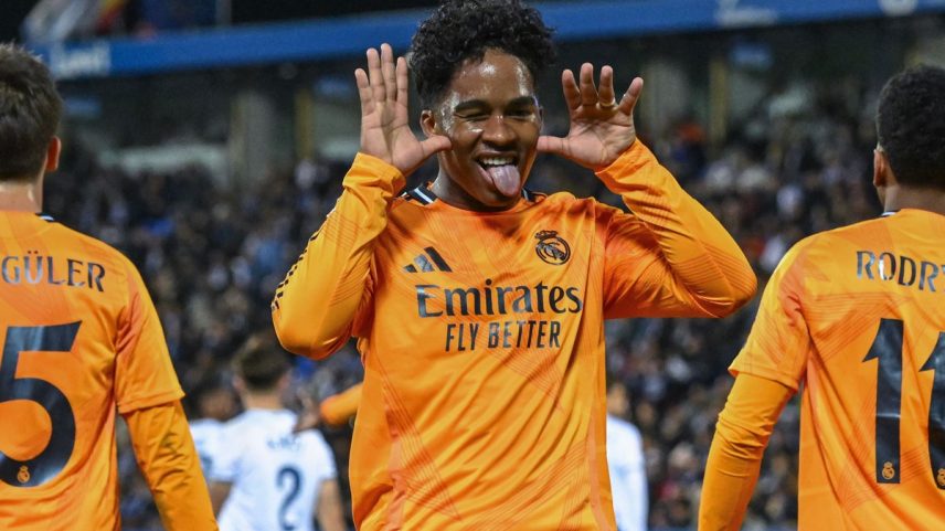 Endrick pelo Real Madrid (Foto: JAVIER SORIANO / AFP)