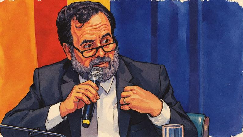 Professor Carlos Frederico de Oliveira Graeff, novo diretor-presidente do Conselho Técnico-Administrativo da Fapesp, durante evento (Foto: Reprodução)