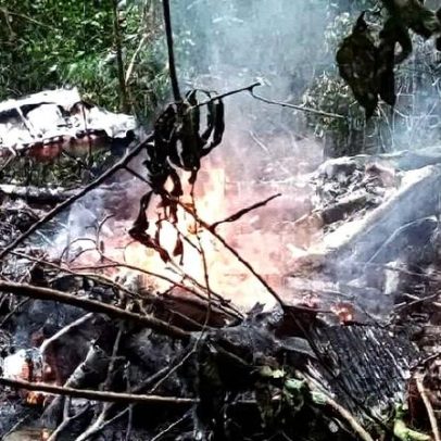 Avião cai na Amazônia e deixa quatro mortos em tragédia aérea