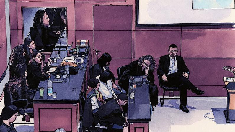 Julgamento de Elisabete Elias da Silva, condenada a quase 17 anos de prisão (Foto: Reprodução)