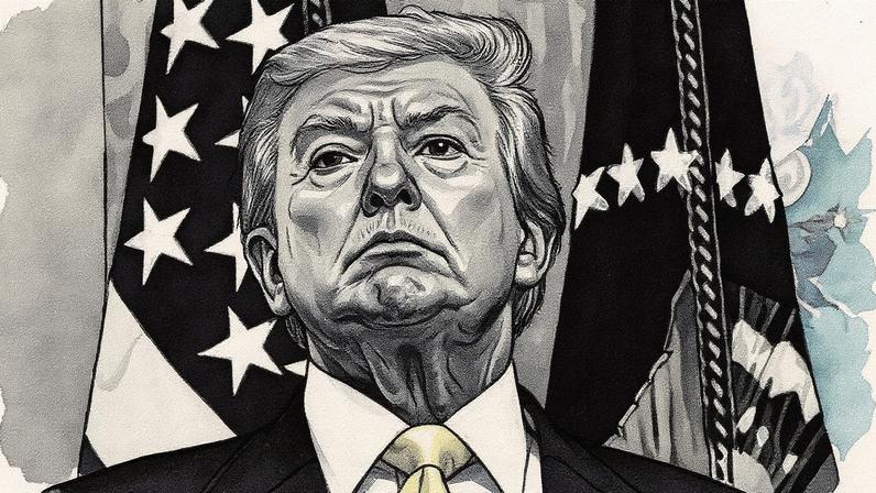 Homem em terno, presidente dos Estados Unidos, posando para foto (Foto: Reprodução)