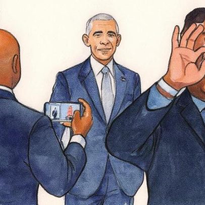 Trump retira retrato de Obama do saguão principal da Casa Branca