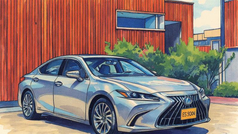 Lexus ES 300h, veículo adquirido pelo TST para uso de seus ministros (Foto: Reprodução)