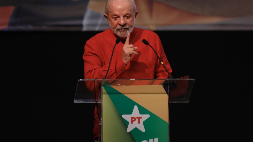 O presidente Lula em encontro nacional do PT (Foto: Pedro Ladeira/Folhapress)