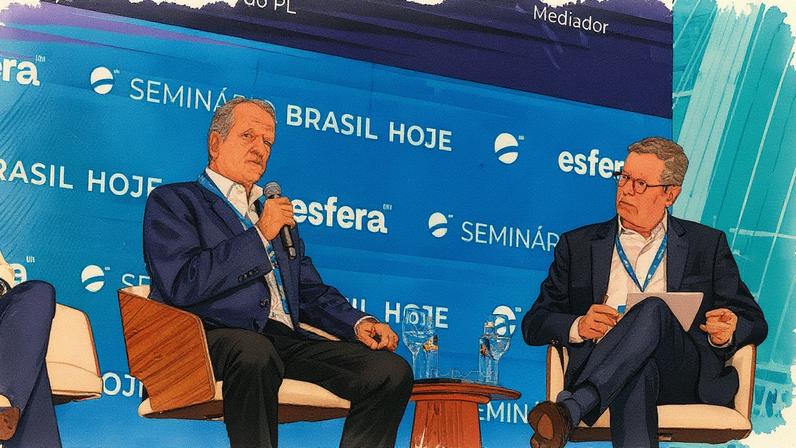 Presidente do PL, Valdemar Costa Neto, em evento com empresários de São Paulo (Foto: Divulgação/Esfera Brasil)