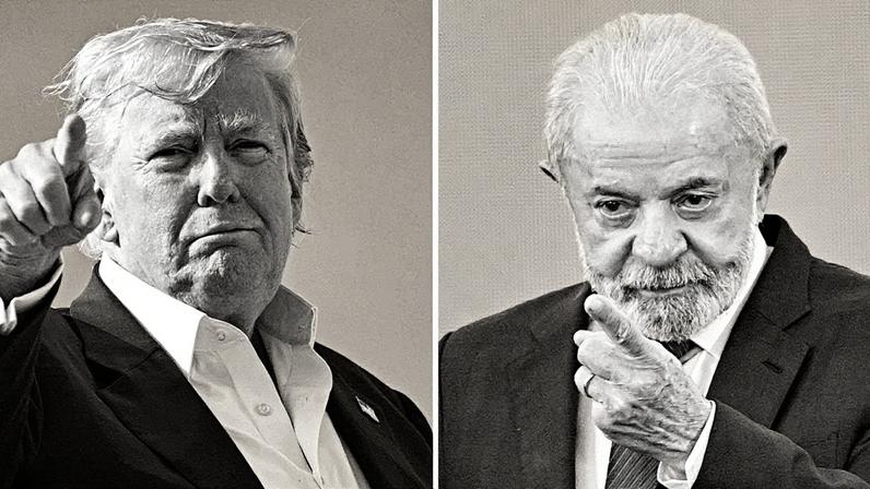 Donald Trump e Lula (Foto: Brendan SMIALOWSKI, Evaristo SA/AFP)