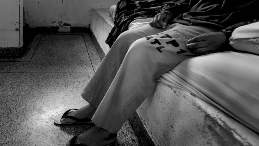 Paciente internada no Hospital de Custódia Prof. André Teixeira de Lima, em Franco da Rocha (SP) (Foto: Rubens Cavallari - 16.mai.24/Folhapress)