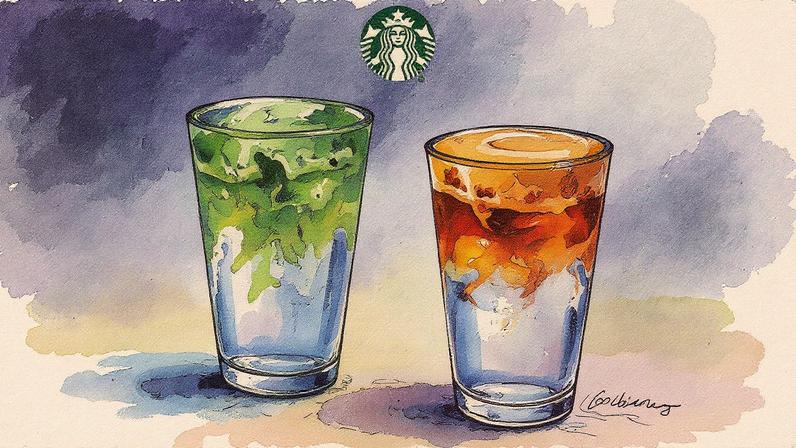 Bebidas Coco Matcha e Coco Cold Brew do Starbucks. (Foto: Starbucks)