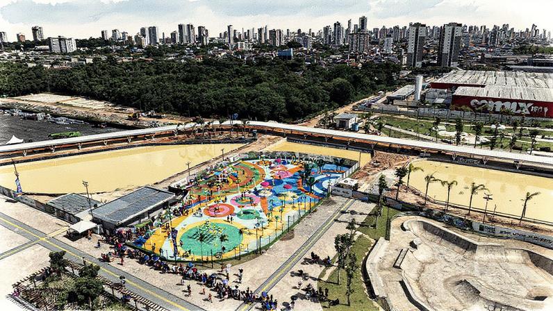 Vista aérea do Parque da Cidade, em Belém (PA), cidade que sediará a COP30 (Foto: Alessandro Falco/Folhapress)