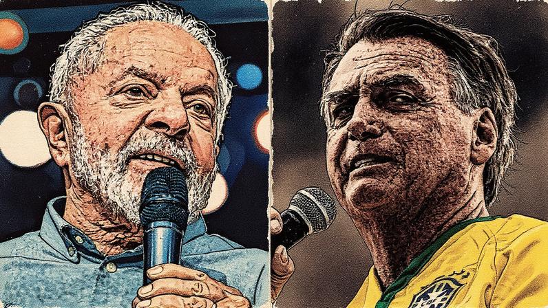 O presidente Lula e o ex-presidente Jair Bolsonaro (Foto: Ricardo Stuckert/PR - Dado Galdieri/Bloomberg/Reprodução)