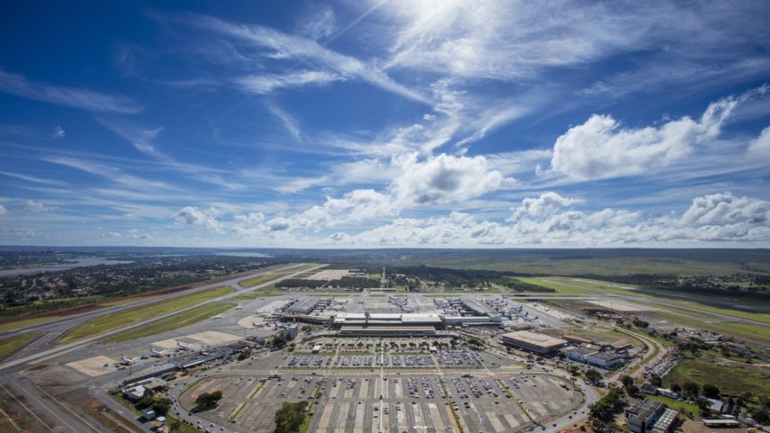 O Aeroporto de Brasília possui a maior capacidade de pista do país (Foto: Bento Viana/Divulgação)