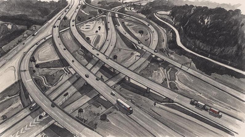 Rodovia dos Bandeirantes, próximo do cruzamento com a Anhanguera na altura do km 50 nas imediações de Jundiaí, em São Paulo (Foto: Eduardo Knapp - 5.jul.22/Folhapress)