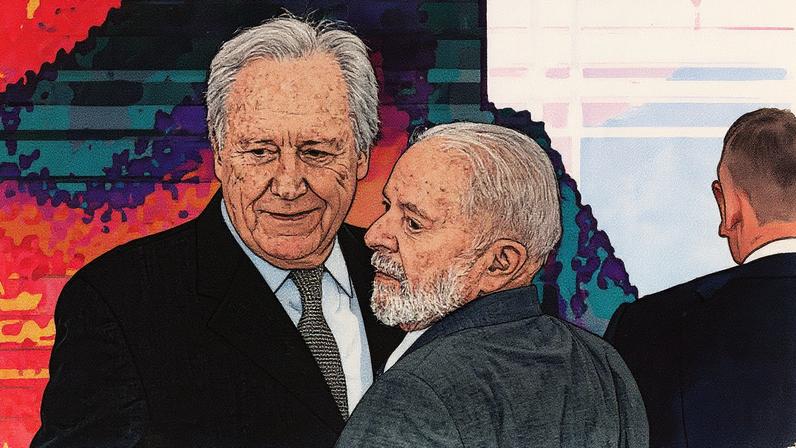 Presidente Lula e Ricardo Lewandowski no Palácio do Planalto (Foto: Brenno Carvalho / Agência O Globo)