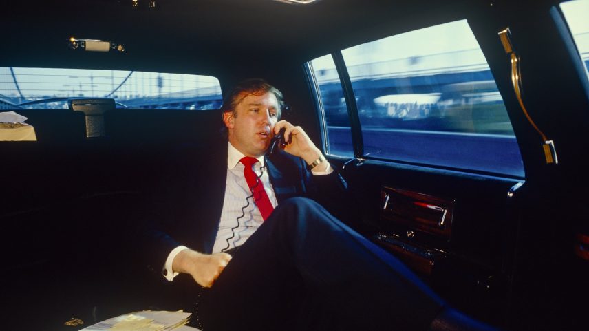 Trump: em 1987, presidente já dava indícios de seus métodos de negociação (Foto: Joe McNally / Colaborador/Getty Images)