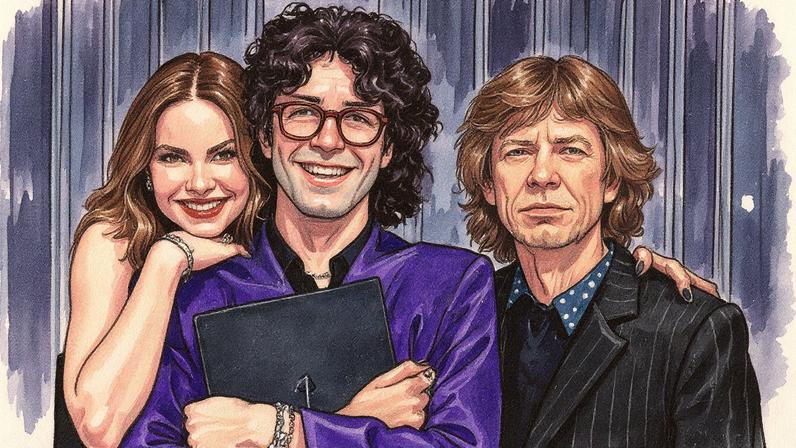 Luciana Gimenez e Mick Jagger com o filho, Lucas (Foto: Reprodução)