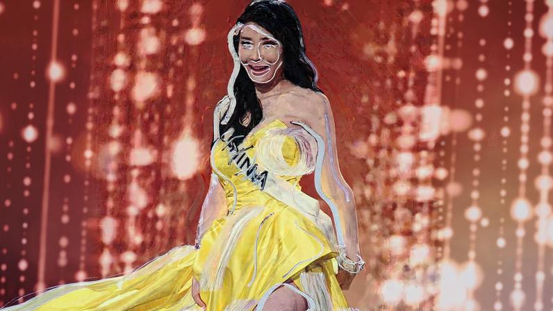 China (2025), da série Retratos Facetune de Andrew: Beleza Universal (Foto: Courtesy the artist)